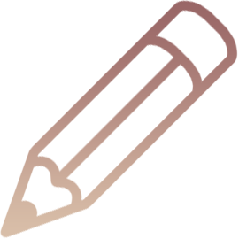 Kuvake: Kynä, liukuväri